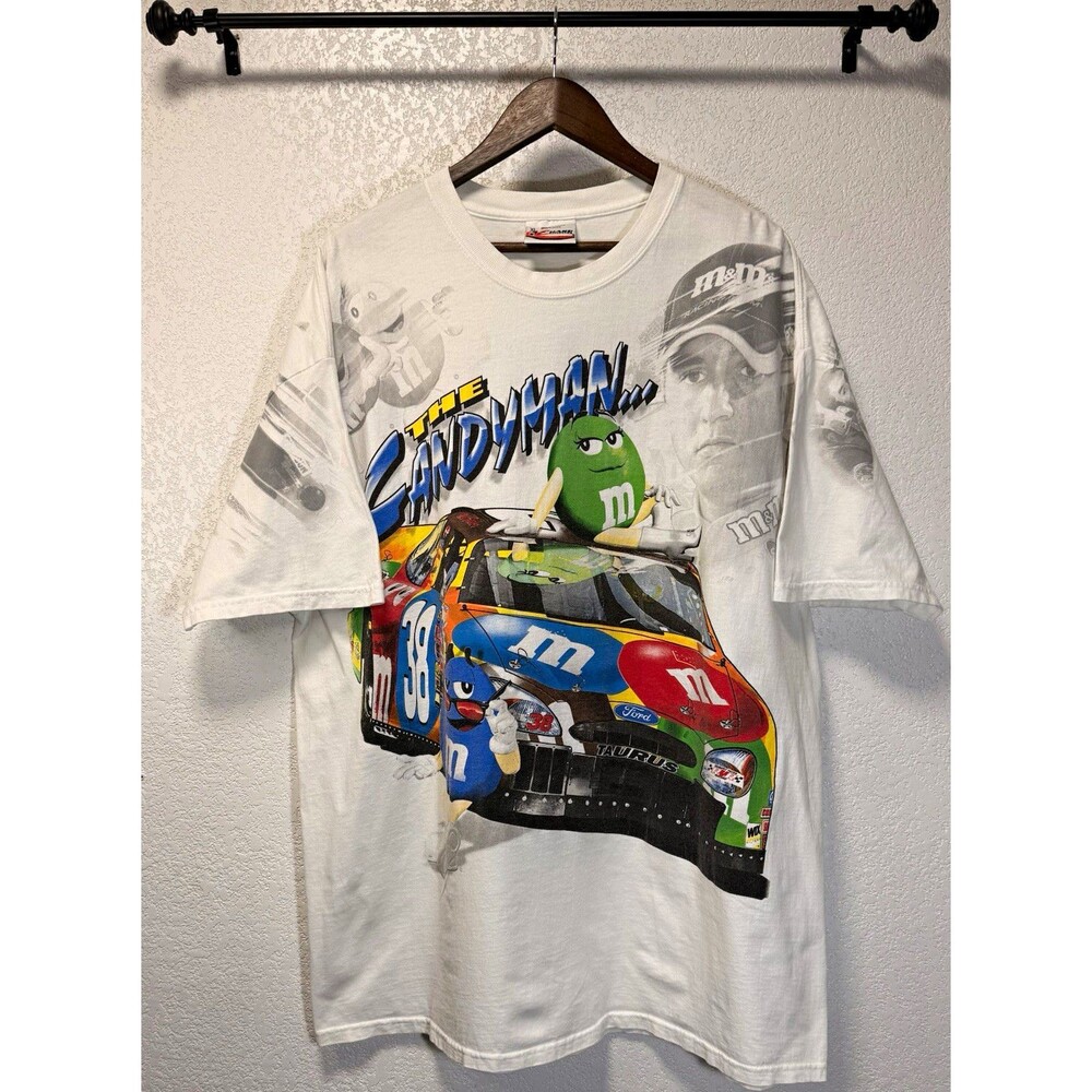 Vintage 2004 NASCAR Elliott Sadler M&M's #38 Chase Authentics T Shirt XL